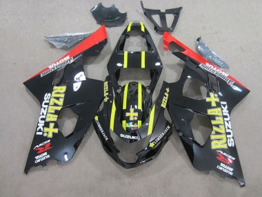 Negro Amarillo Rizla Carenado Moto GSXR 750 K4 04-05