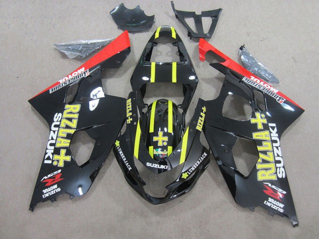Negro Amarillo Rizla Carenado Moto GSXR 750 K4 04-05