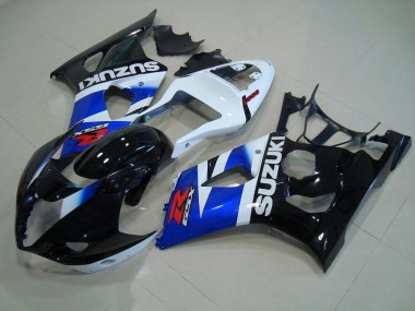 Negro Azul Blanco Carenado Moto GSXR 1000 K3 03-04