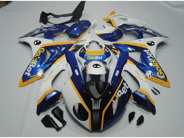 Negro Azul Blanco GoldBet Carenado Moto S1000RR 09-14 Negro Azul Blanco GoldBet Carenado Moto S1000RR 09-14