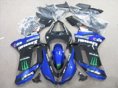 Negro Azul Verde Monster ABS Kits Carenado Moto ZX6R 07-08