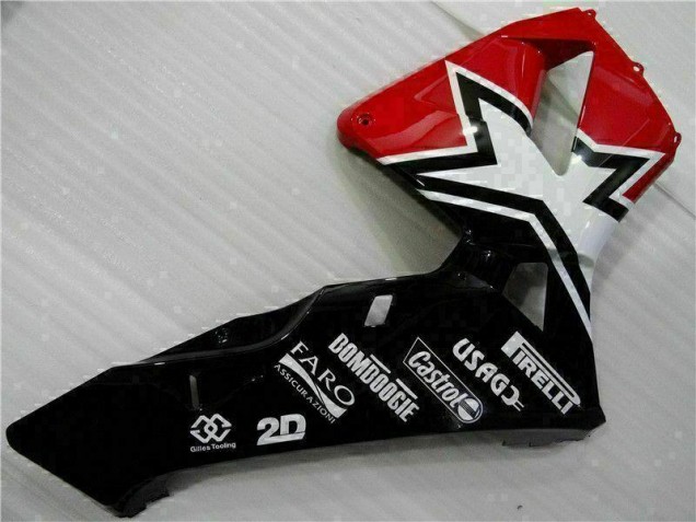 Negro Blanco 11 Carenado Moto CBR 600 RR 03-04 Negro Blanco 11 Carenado Moto CBR 600 RR 03-04