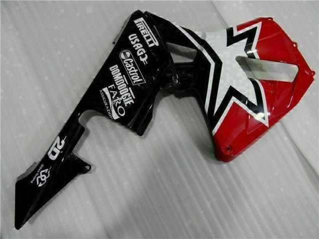 Negro Blanco 11 Carenado Moto CBR 600 RR 03-04 Negro Blanco 11 Carenado Moto CBR 600 RR 03-04