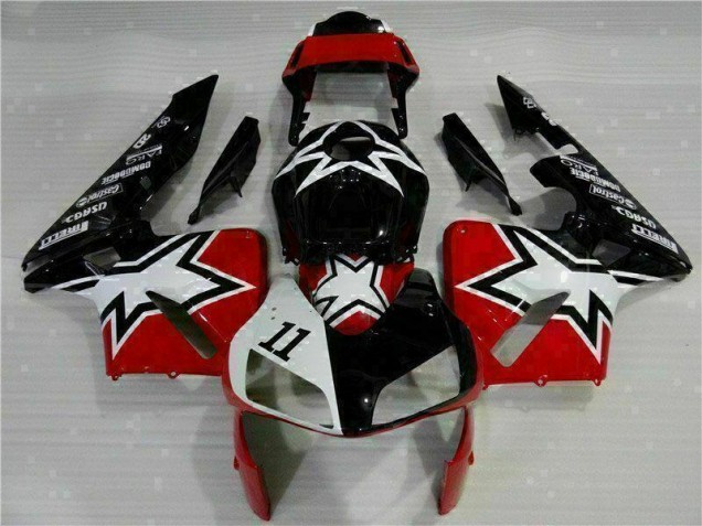 Negro Blanco 11 Carenado Moto CBR 600 RR 03-04 Negro Blanco 11 Carenado Moto CBR 600 RR 03-04