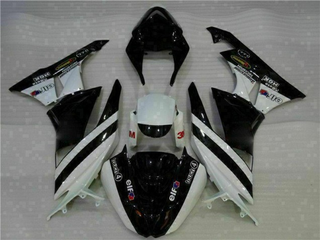 Negro Blanco 3M Touch4 Inyección Kit Carenado Moto ZX6R 09-12 Negro Blanco 3M Touch4 Inyección Kit Carenado Moto ZX6R 09-12