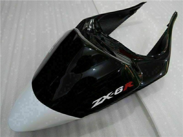 Negro Blanco 3M Touch4 Inyección Kit Carenado Moto ZX6R 09-12 Negro Blanco 3M Touch4 Inyección Kit Carenado Moto ZX6R 09-12