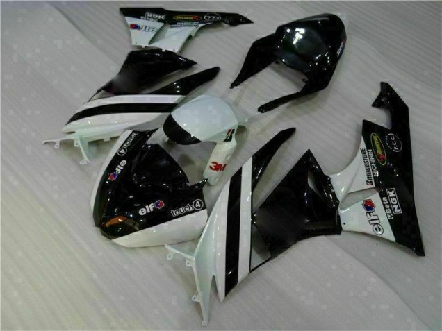 Negro Blanco 3M Touch4 Inyección Kit Carenado Moto ZX6R 09-12 Negro Blanco 3M Touch4 Inyección Kit Carenado Moto ZX6R 09-12