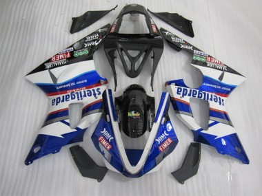 Negro Blanco Azul Santander Carenado Moto R1 00-01