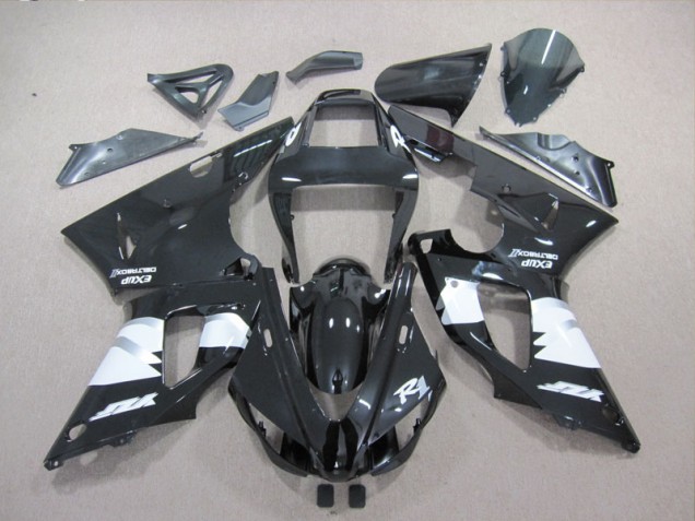 Negro Blanco Calcomanía Carenado Moto R1 98-99