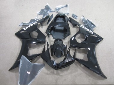 Negro Blanco Calcomanía Carenado Moto R6 03-05