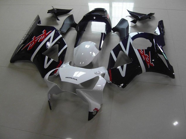 Negro Blanco Carenado Moto CBR 900 RR 954 02-03 Negro Blanco Carenado Moto CBR 900 RR 954 02-03