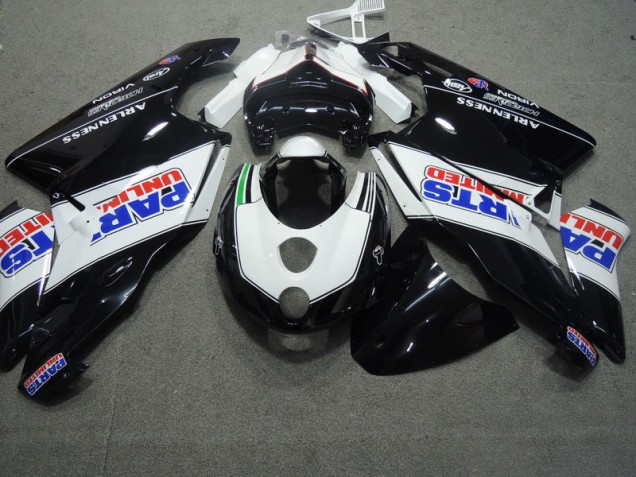 Negro Blanco Carenado Moto Ducati 749 03-04 Negro Blanco Carenado Moto Ducati 749 03-04