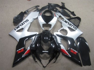 Negro Blanco Carenado Moto GSXR 1000 K5 05-06