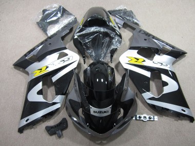 Negro Blanco Carenado Moto GSXR 600 K1 K2 K3 01-03