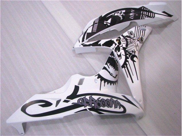 Negro Blanco Carrocería Motocicletas CBR 600 RR 07-08 Negro Blanco Carrocería Motocicletas CBR 600 RR 07-08