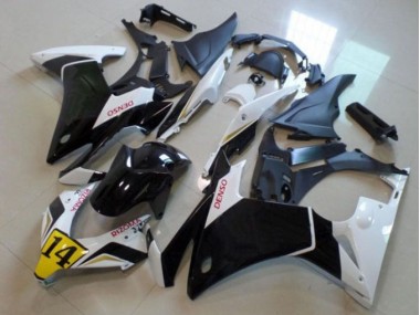 Negro Blanco Denso Rizoma 14 Carenado Moto CBR 500 RR 13-15