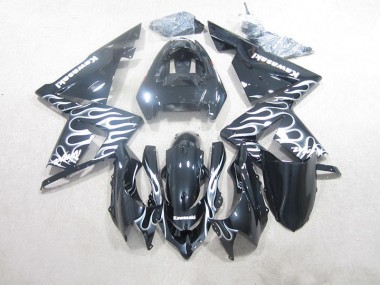 Negro Blanco Llama Carenado Moto ZX10R 03-05