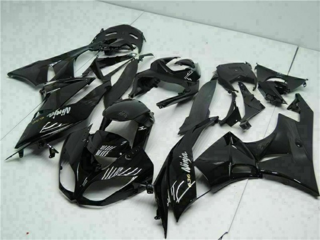 Negro Blanco Ninja 636 Carenado Moto ZX6R 09-12