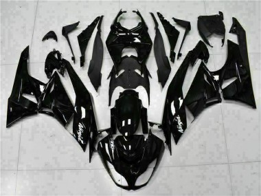Negro Blanco Ninja Carenado Moto ZX6R 09-12