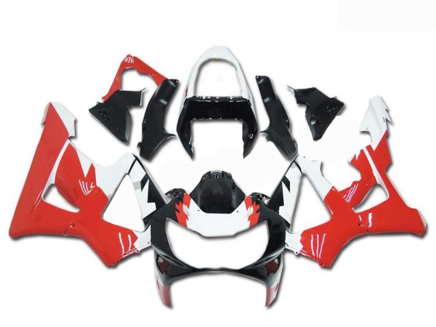 Negro Blanco Rojo Carenado Moto CBR 900 RR 929RR 00-01 Negro Blanco Rojo Carenado Moto CBR 900 RR 929RR 00-01