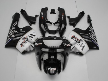 Negro Blanco West Carenado Moto ZX9R 94-97