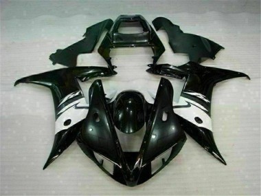 Negro Carenado & Plástico Moto R1 02-03