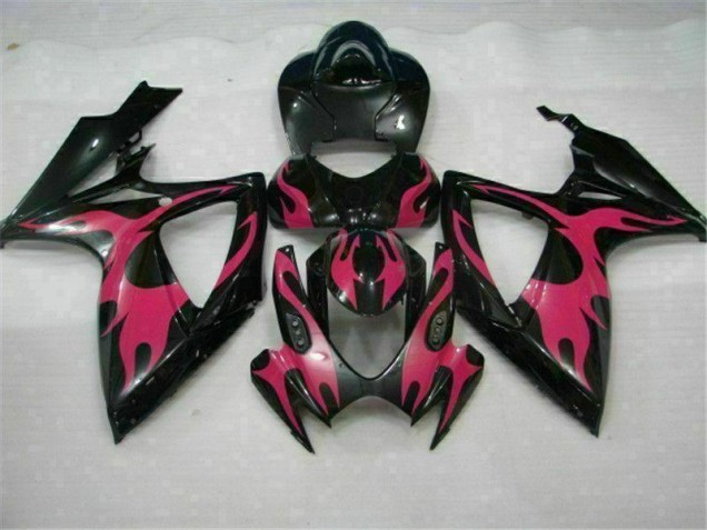 Negro Carrocería Motocicletas GSXR 600 / 750 K6 06-07