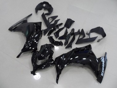 Negro Inyección Kits Carenado Moto ZX 300R 13-16