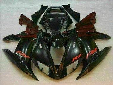 Negro Kit Carenado Moto R1 02-03