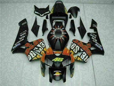 Negro Kits Completo Carenado Moto ABS CBR 600 RR 05-06