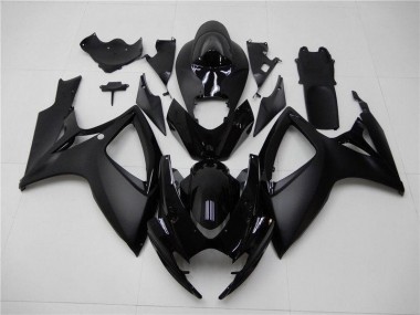 Negro Mate Carenado Moto GSXR 600 / 750 K6 06-07
