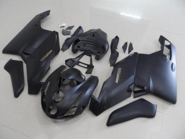Negro Mate Oro Calcomanías Carenado Moto Ducati 749 999 03-04