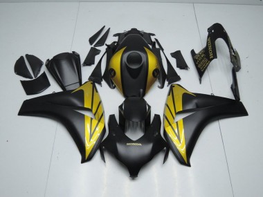 Negro Mate & Oro Carenado Moto CBR 1000 RR 08-11