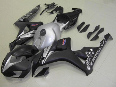 Negro Mate Plata Carenado Moto CBR 1000 RR 06-07
