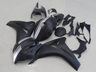 Negro Mate & Plata Carenado Moto CBR 1000 RR 08-11