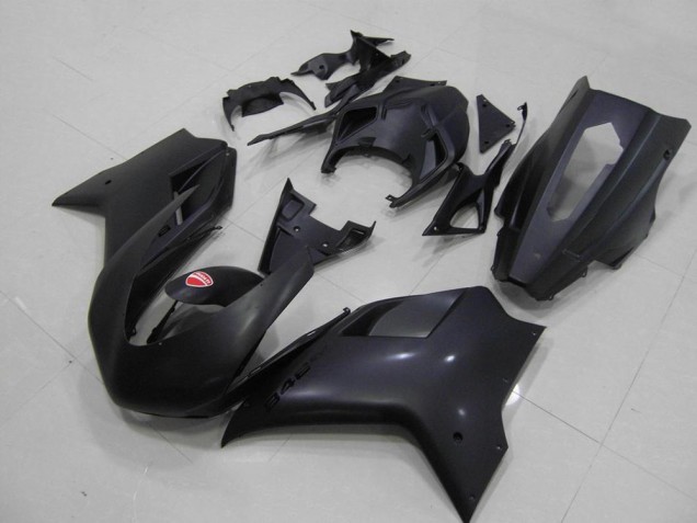 Negro Mate Racing Verision Carenado Moto Ducati 848 1098 1198 07-14 Negro Mate Racing Verision Carenado Moto Ducati 848 1098 1198 07-14