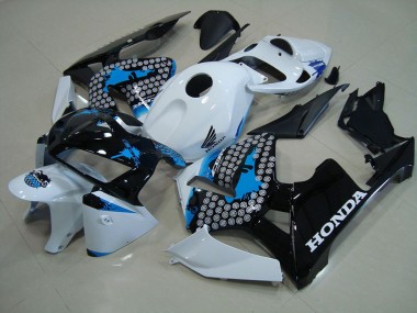 Negro Mate con Rojo Pegatinas Carenado Moto CBR 600 RR 05-06
