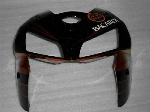 Negro Naranja BACARDI Carenado Moto CBR 600 RR 05-06 Negro Naranja BACARDI Carenado Moto CBR 600 RR 05-06