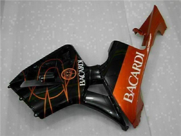 Negro Naranja BACARDI Carenado Moto CBR 600 RR 05-06 Negro Naranja BACARDI Carenado Moto CBR 600 RR 05-06