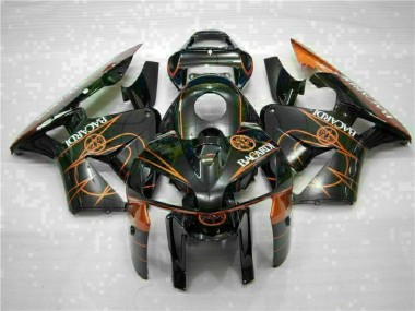 Negro Naranja BACARDI Carenado Moto CBR 600 RR 05-06