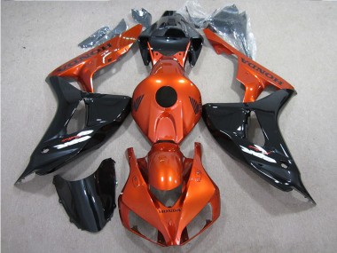 Negro Naranja Carenado Moto CBR 1000 RR 06-07