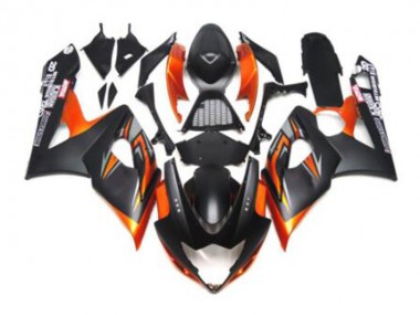 Negro Naranja Carenado Moto GSXR 1000 K5 05-06