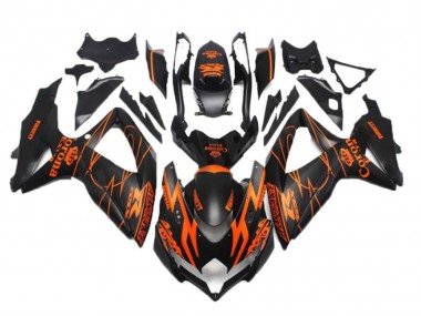 Negro Naranja Carenado Moto GSXR 600 / 750 K8 08-10