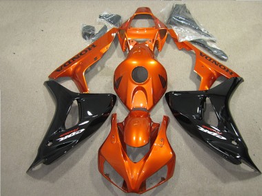 Negro Naranja Fireblade Carenado Moto CBR 1000 RR 06-07
