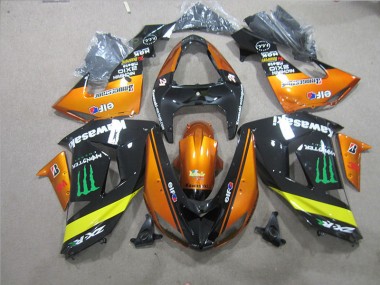 Negro Naranja Monster Carenado Moto ZX10R 06-07
