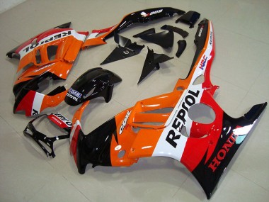 Negro Naranja Repsol Kit ABS Carenado Motocicleta CBR 600 F3 95-98