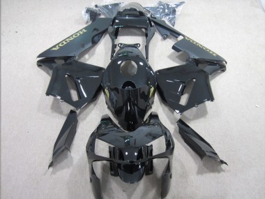 Negro Oro Calcomanías ABS Kits Carenado Moto CBR 600 RR 03-04