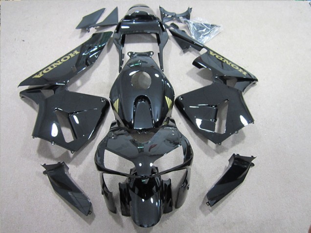 Negro Oro Calcomanías Carenado Moto CBR 600 RR 05-06 Negro Oro Calcomanías Carenado Moto CBR 600 RR 05-06
