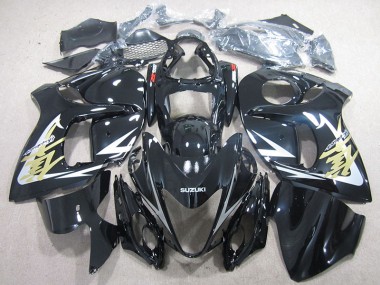 Negro Oro Calcomanías Carenado Moto GSXR 1300 Hayabusa 08-19