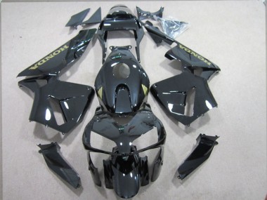 Negro Oro Calcomanías Kits Completo Carenado Moto ABS CBR 600 RR 03-04